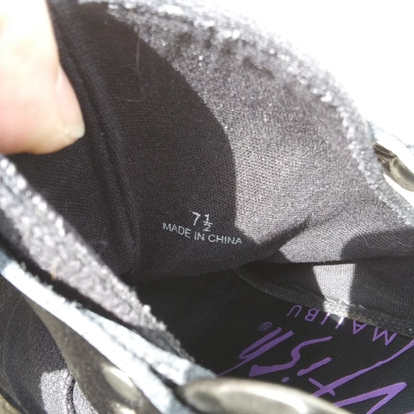 Blowfish Malibu Open Back Booties Sz 7.5 - Picture 8 of 8